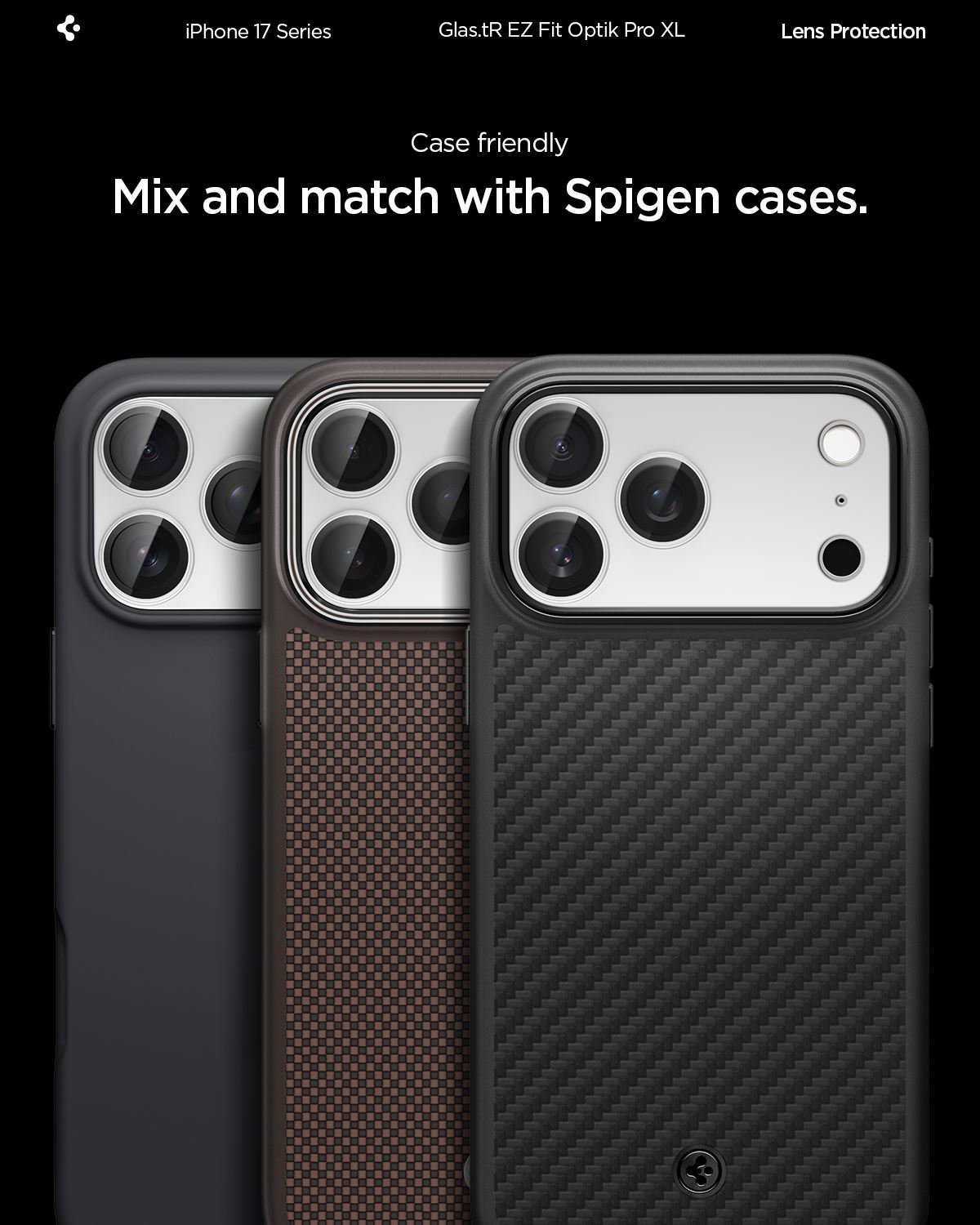 Spigen Glass tR EZ Fit Optik Pro XL 1 Pack, silver - iPhone 17 Pro Max (16)