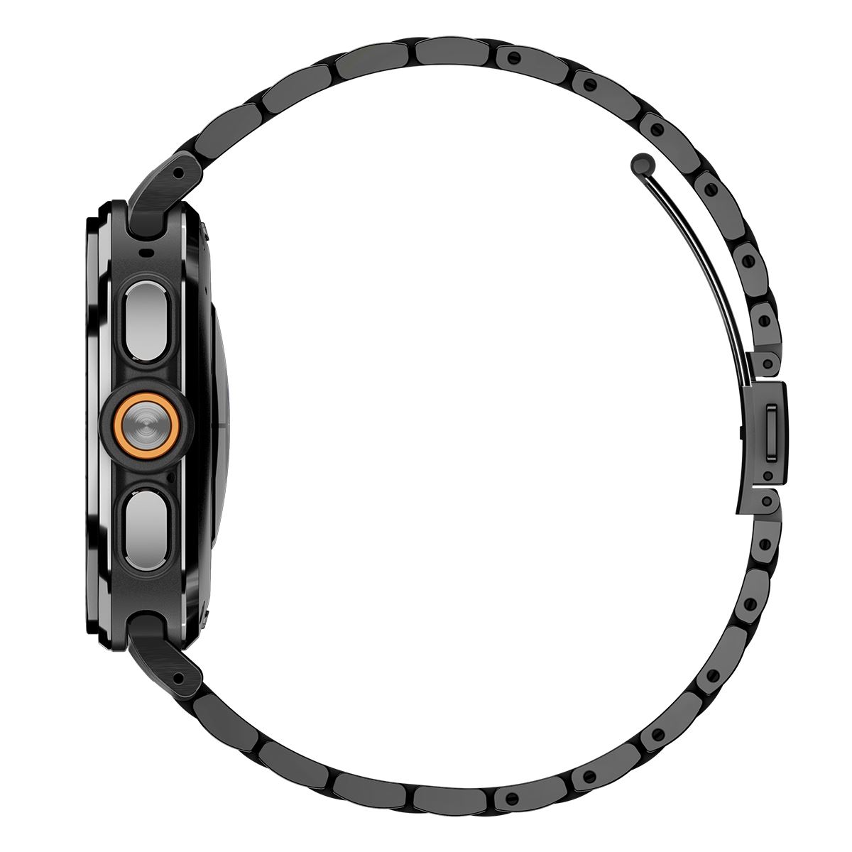 Spigen Modern Fit 316L, black - Samsung Galaxy Watch Ultra 2/1 47mm (6)