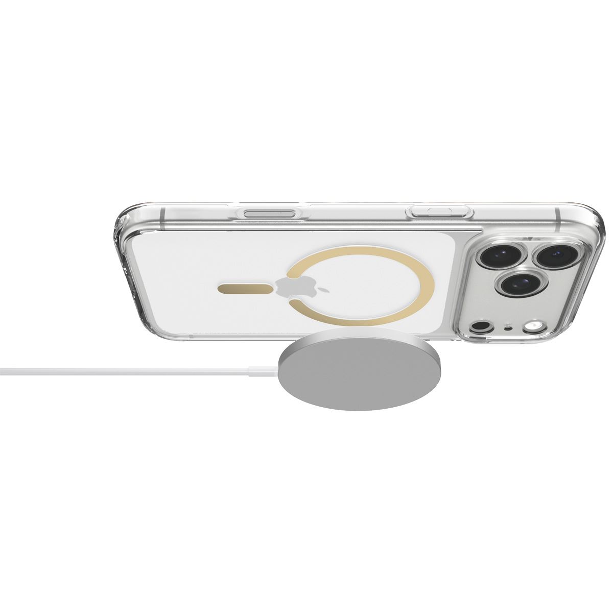 Spigen Ultra Hybrid MagSafe, clear gold - iPhone 18 Pro/17 Pro (9)