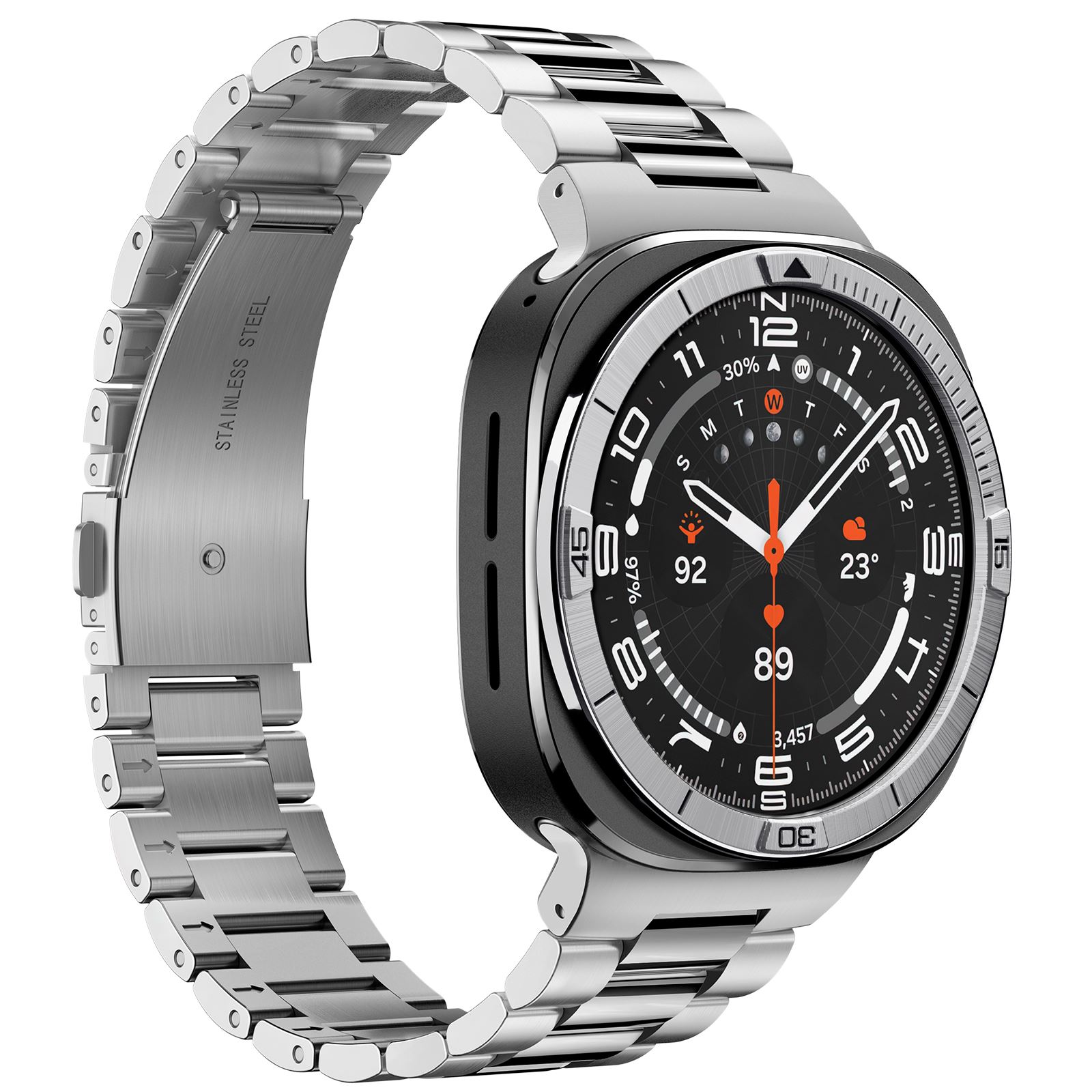 Spigen Bezel Tune (Pilot), silver - Samsung Galaxy Watch Ultra 2 47mm (5)