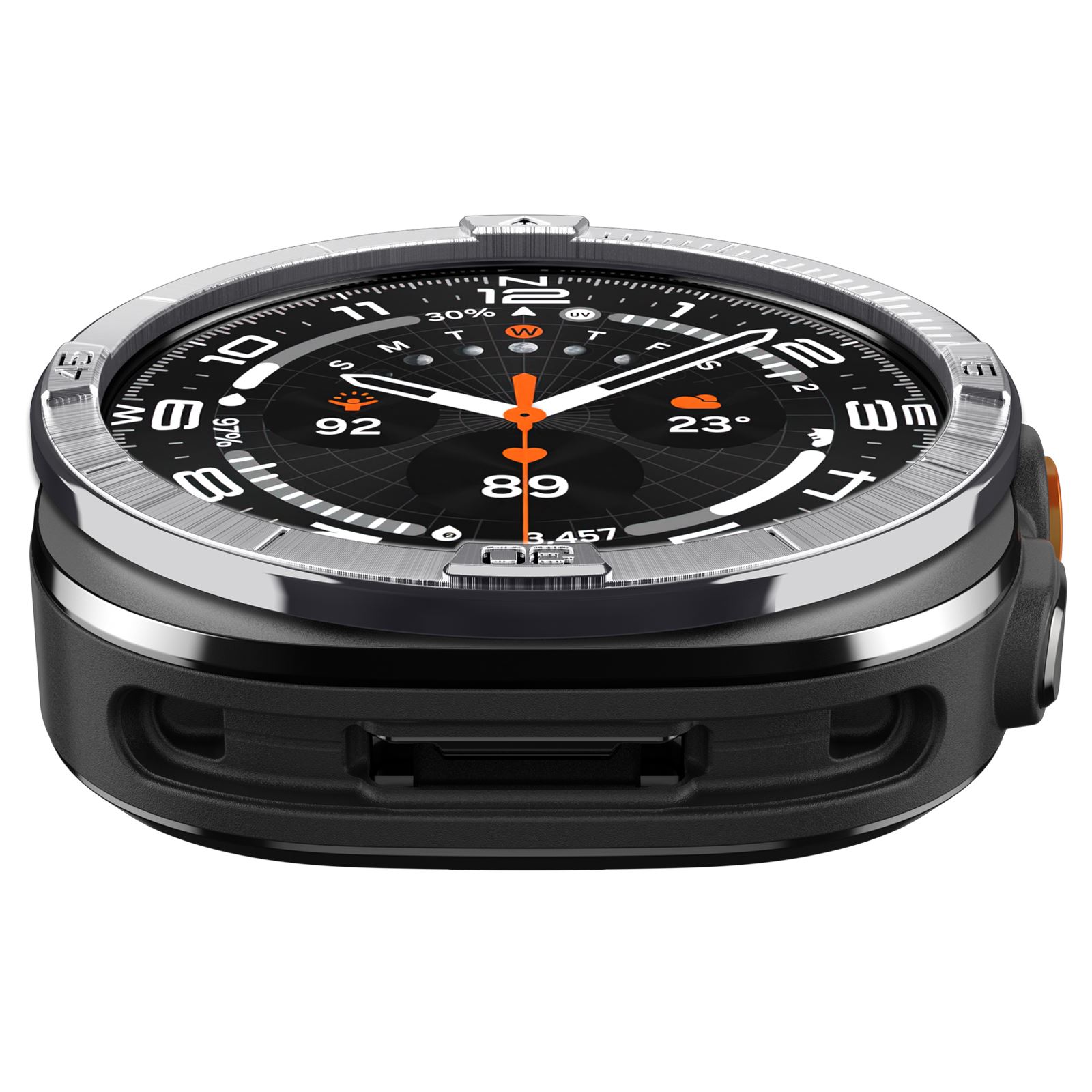 Spigen Bezel Tune (Pilot), silver - Samsung Galaxy Watch Ultra 2 47mm (8)