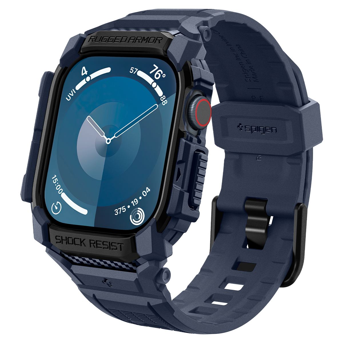 Spigen Rugged Armor Pro, navy blue - Apple Watch 11/10 46mm