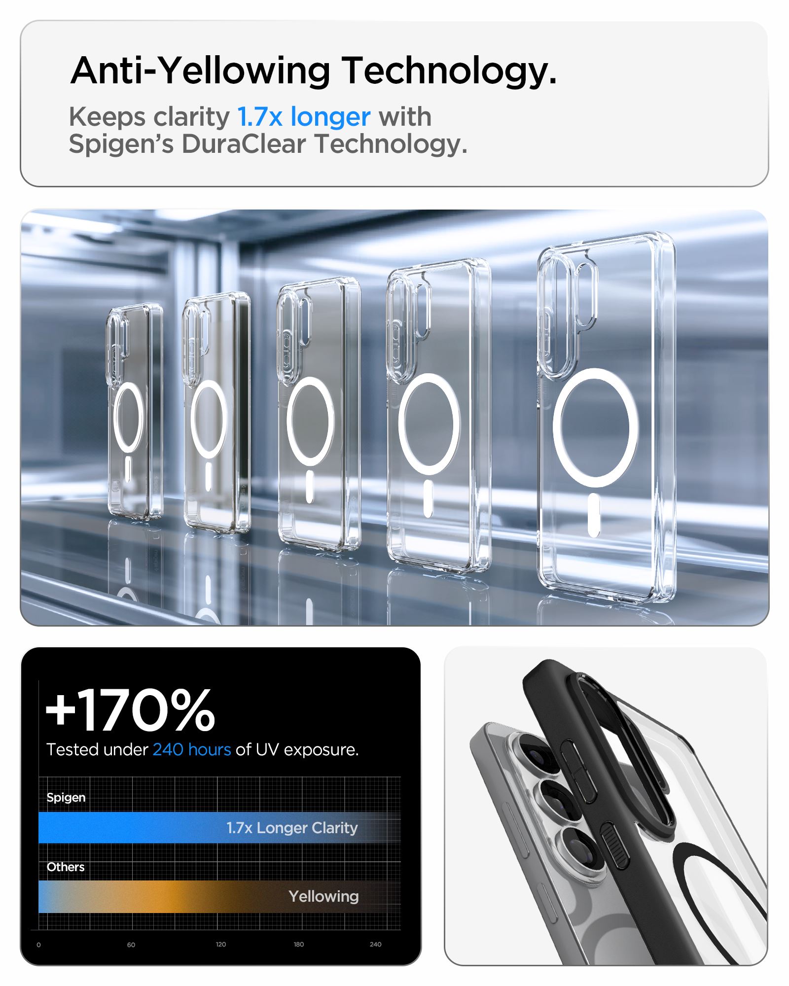 Spigen Ultra Hybrid MagSafe, matte black - Samsung Galaxy S26 Ultra (16)