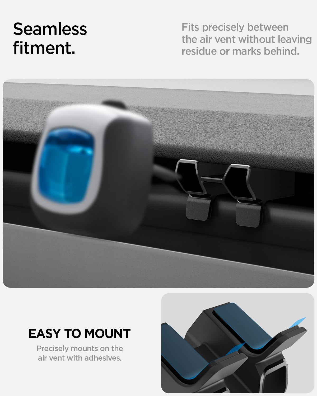 Spigen Tesla Air Freshener Adapter, black - Tesla Model 3 (2024)/Y(Juniper) (12)