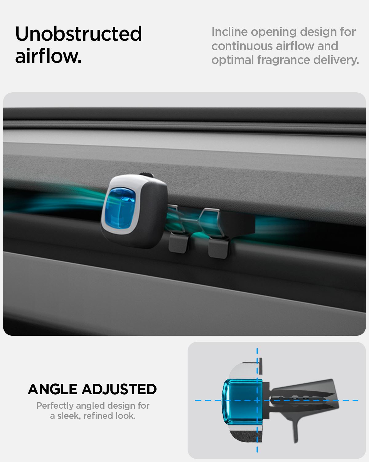 Spigen Tesla Air Freshener Adapter, black - Tesla Model 3 (2024)/Y(Juniper) (14)