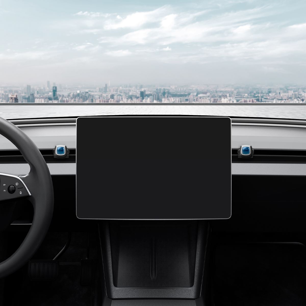 Spigen Tesla Air Freshener Adapter, black - Tesla Model 3 (2024)/Y(Juniper) (7)