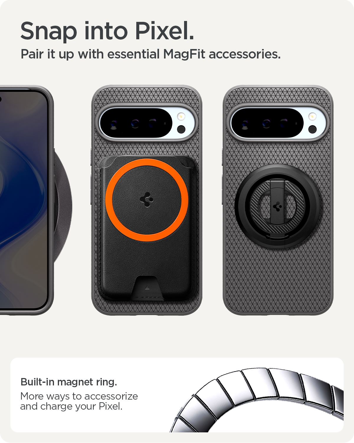 Spigen Liquid Air MagSafe, marble gray - Google Pixel 10 Pro XL (15)