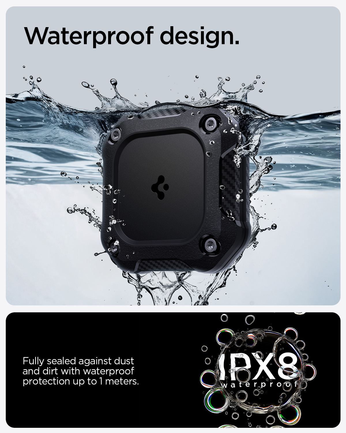 Spigen Tough Armor IP 4 Pack, black - AirTag (14)