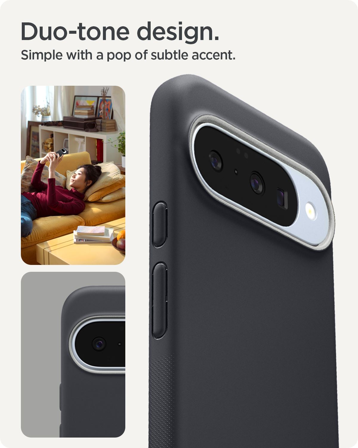 Spigen Nano Pop MagSafe, black sesame - Google Pixel 10 Pro/Pixel 10 (12)