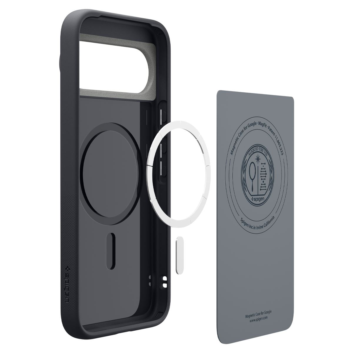 Spigen Nano Pop MagSafe, black sesame - Google Pixel 10 Pro/Pixel 10 (9)