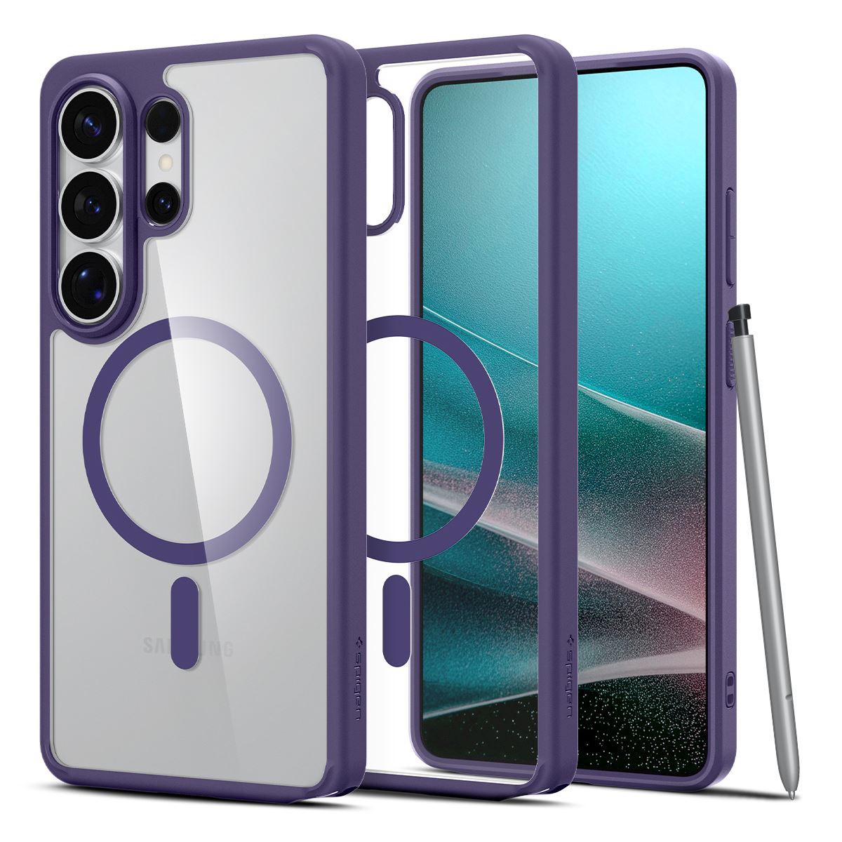 Spigen Ultra Hybrid MagSafe, deep purple - Samsung Galaxy S26 Ultra (1)