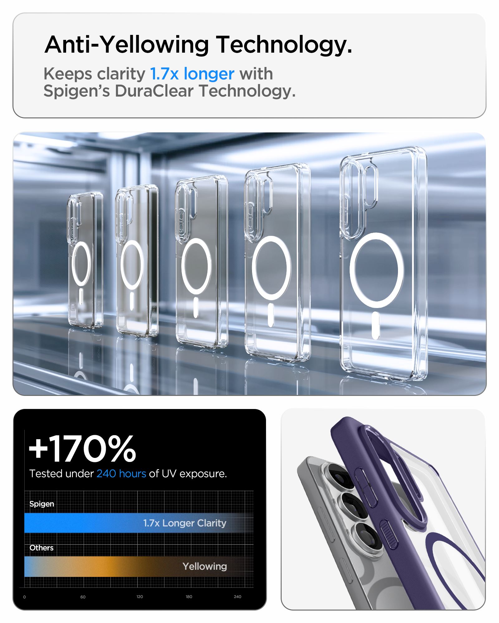 Spigen Ultra Hybrid MagSafe, deep purple - Samsung Galaxy S26 Ultra (16)