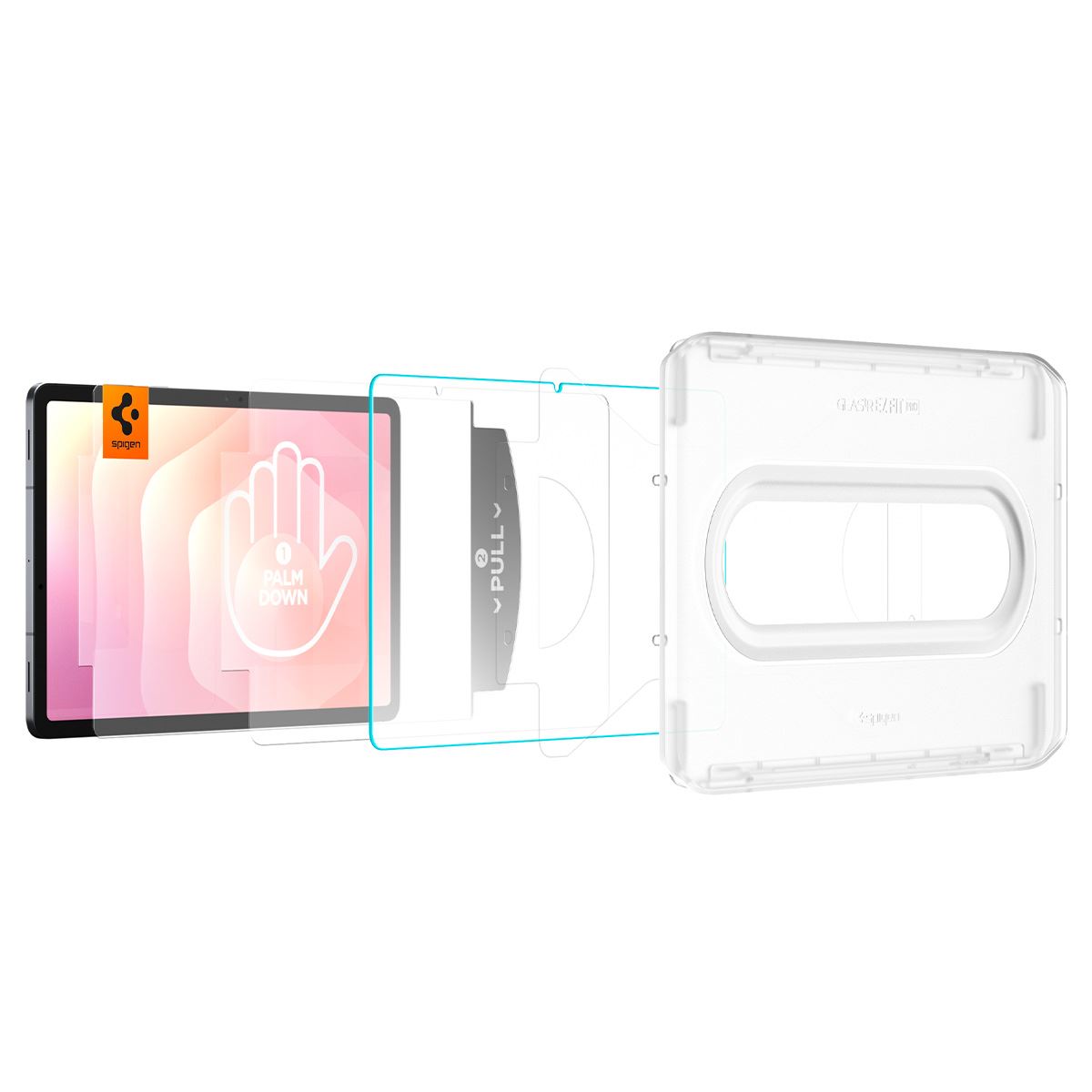 Spigen Glass tR EZ Fit Pro 1 Pack, transparency - Samsung Galaxy Tab S11 (4)