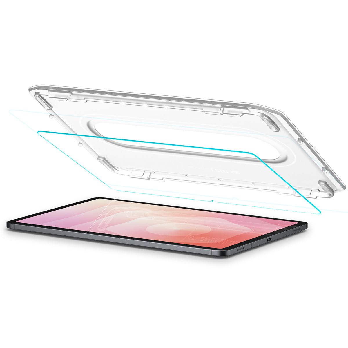 Spigen Glass tR EZ Fit Pro 1 Pack, transparency - Samsung Galaxy Tab S11 (5)