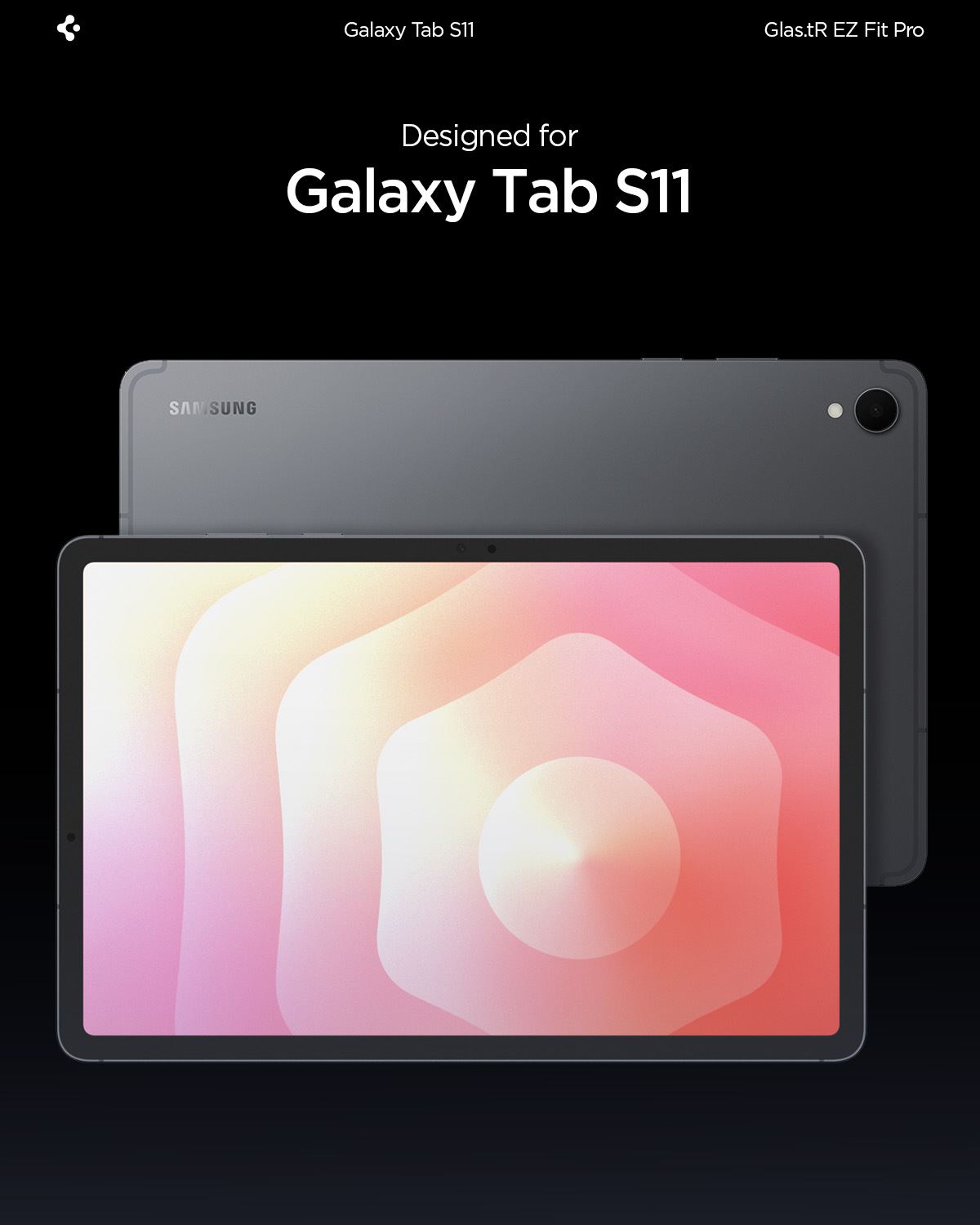 Spigen Glass tR EZ Fit Pro 1 Pack, transparency - Samsung Galaxy Tab S11 (8)