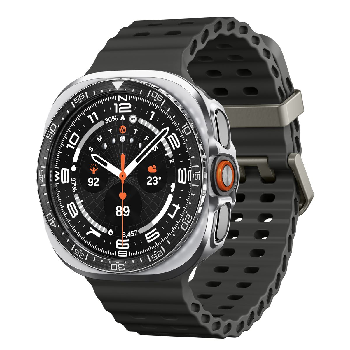 Spigen Bezel Tune Pro (Diver), black - Samsung Galaxy Watch Ultra 2 47mm (1)