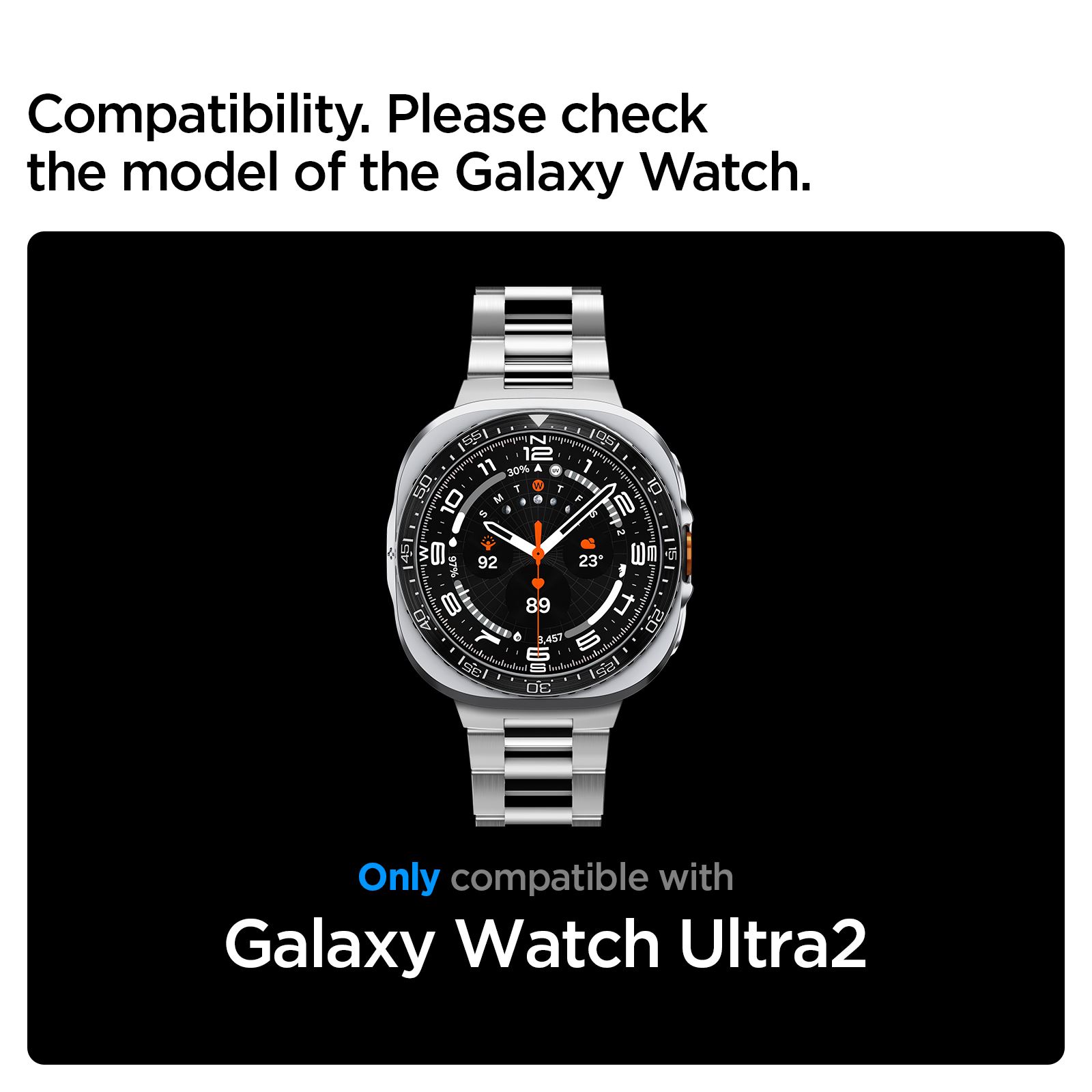 Spigen Bezel Tune Pro (Diver), black - Samsung Galaxy Watch Ultra 2 47mm (11)