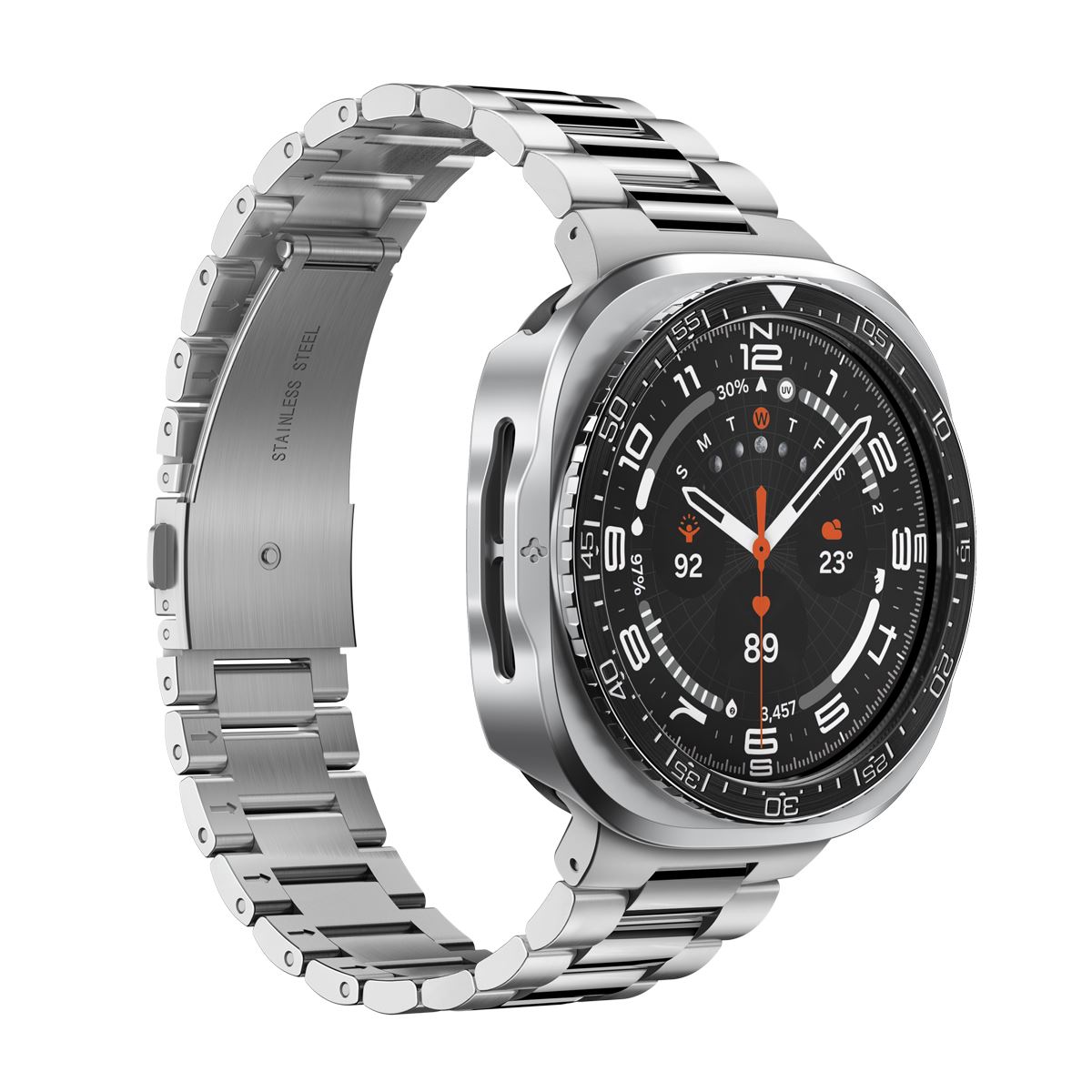 Spigen Bezel Tune Pro (Diver), black - Samsung Galaxy Watch Ultra 2 47mm (5)
