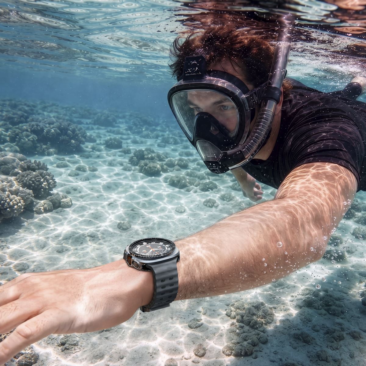 Spigen Bezel Tune Pro (Diver), black - Samsung Galaxy Watch Ultra 2 47mm (9)