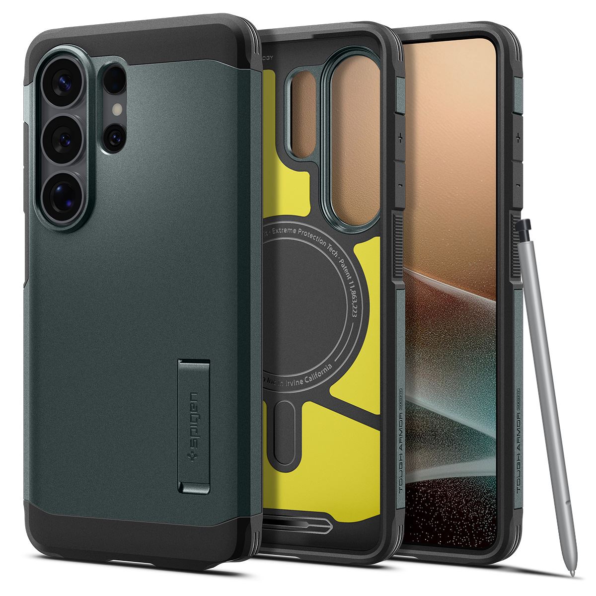 Spigen Tough Armor MagSafe, abyss green - Samsung Galaxy S26 Ultra (2)