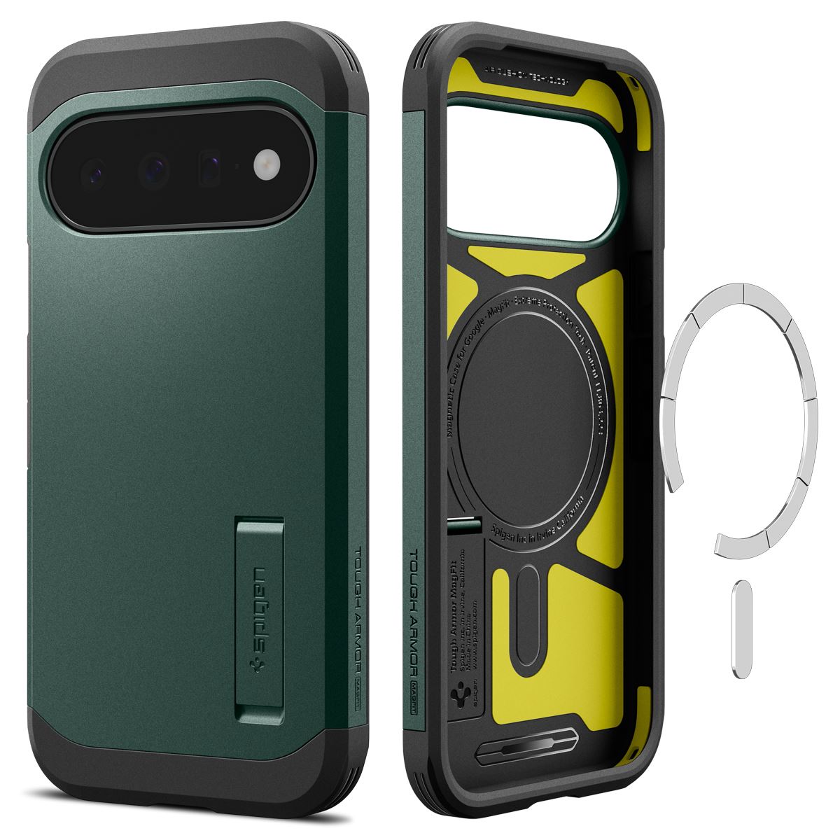 Spigen Tough Armor MagSafe, abyss green - Google Pixel 11