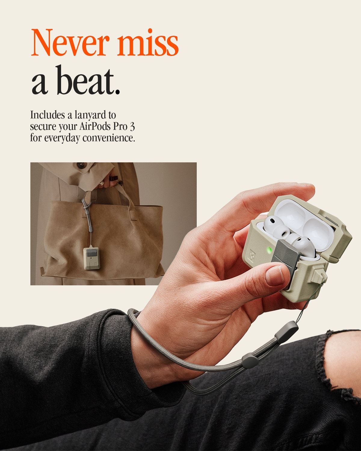 Spigen Classic LS, stone - AirPods Pro 3 (17)