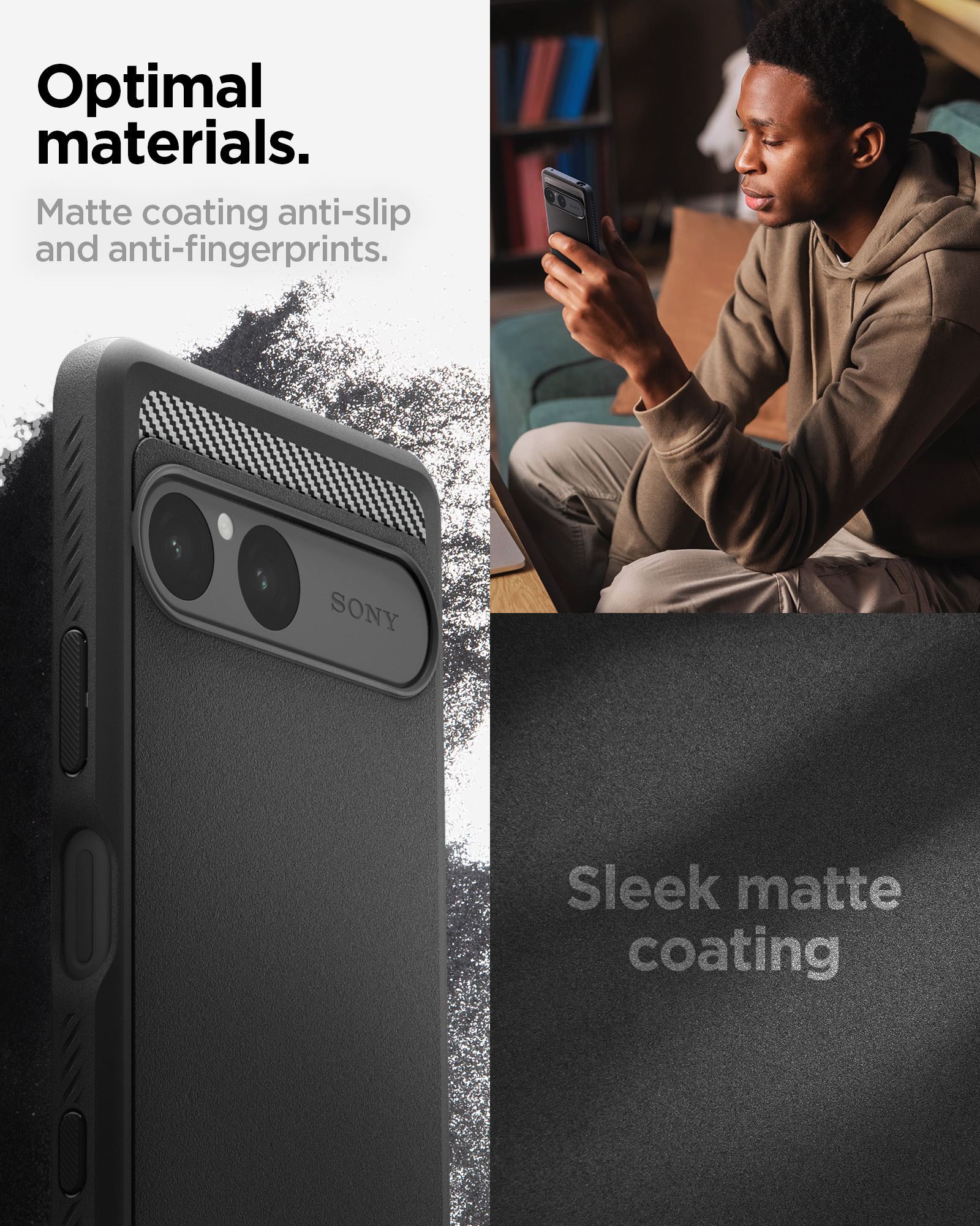 Spigen Rugged Armor, matte black - Sony Xperia 10 VII (17)