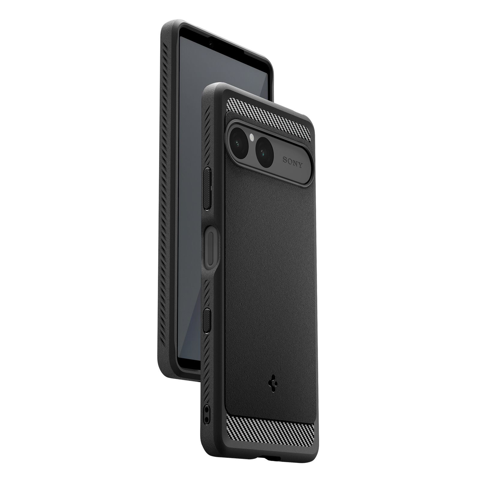 Spigen Rugged Armor, matte black - Sony Xperia 10 VII (9)