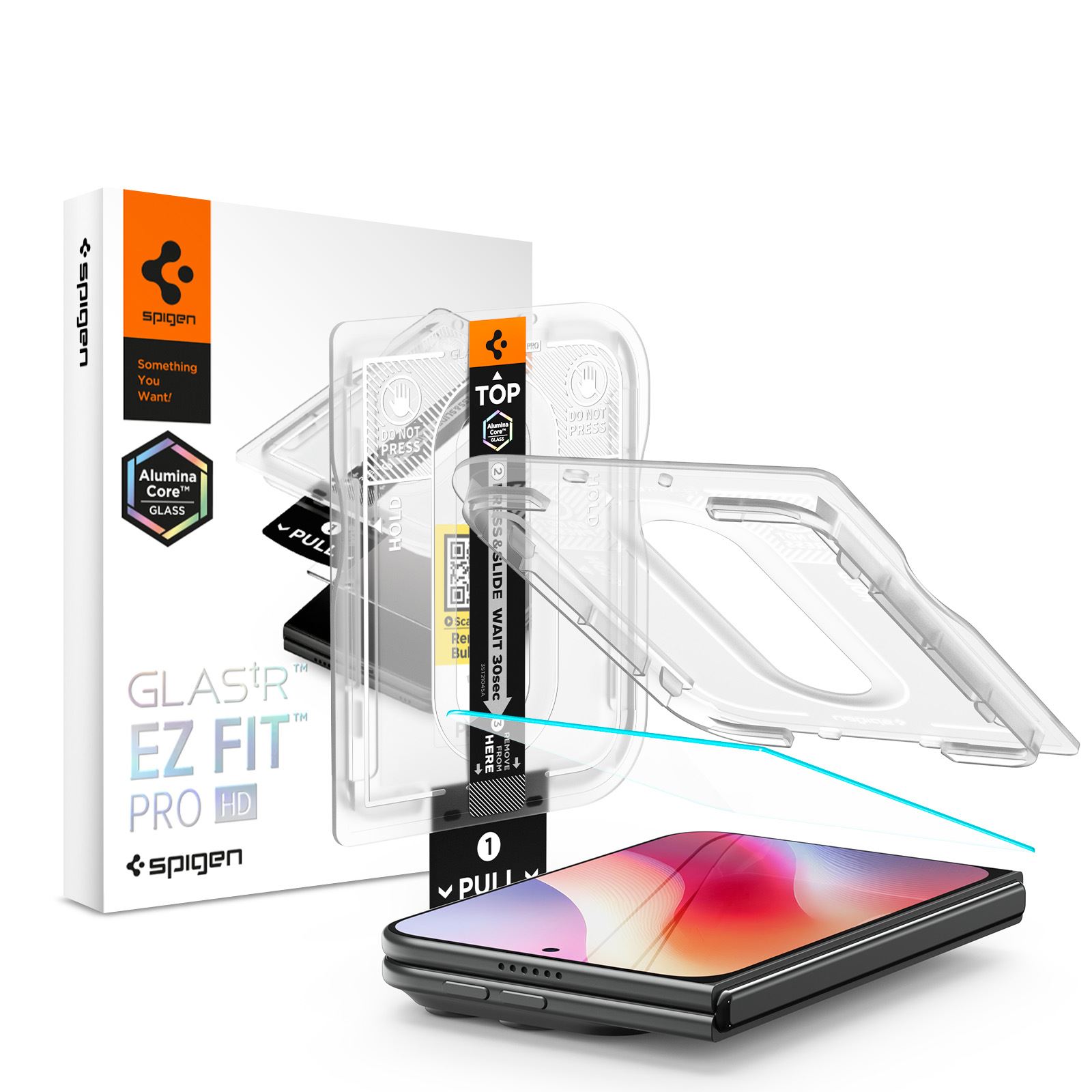 Spigen Glass tR EZ Fit Pro HD 1 Pack - iPhone Duo