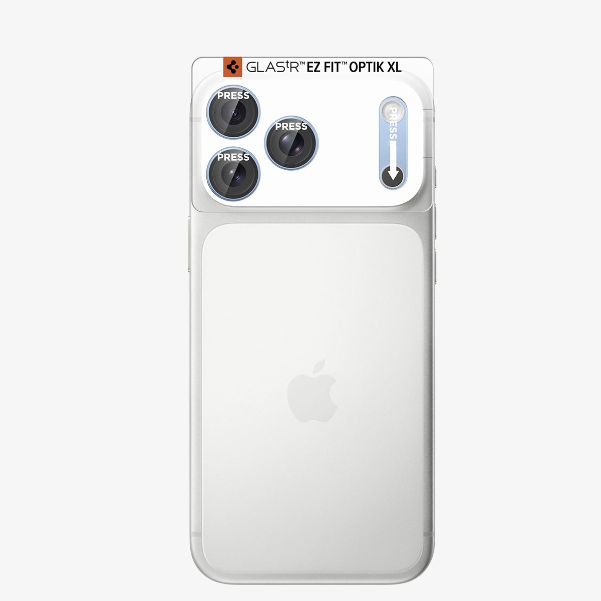 Spigen Glass tR EZ Fit Optik Pro XL 1 Pack, light blue - iPhone 18 Pro (3)