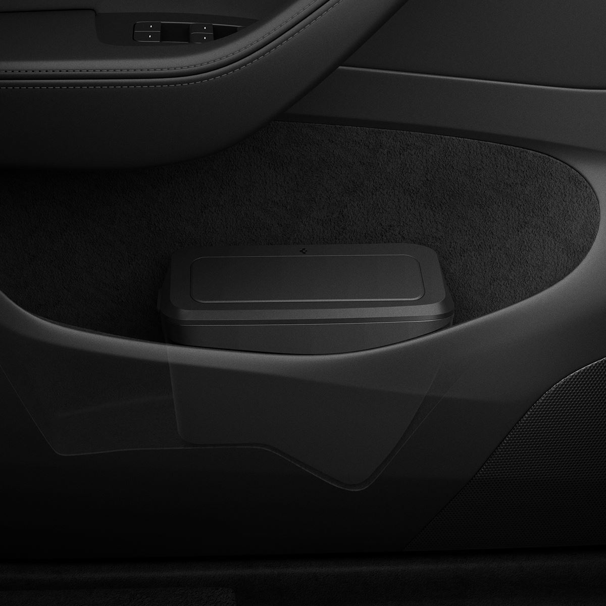 Spigen Tesla Car Trash Can, black - Tesla Model Y(Juniper) (9)