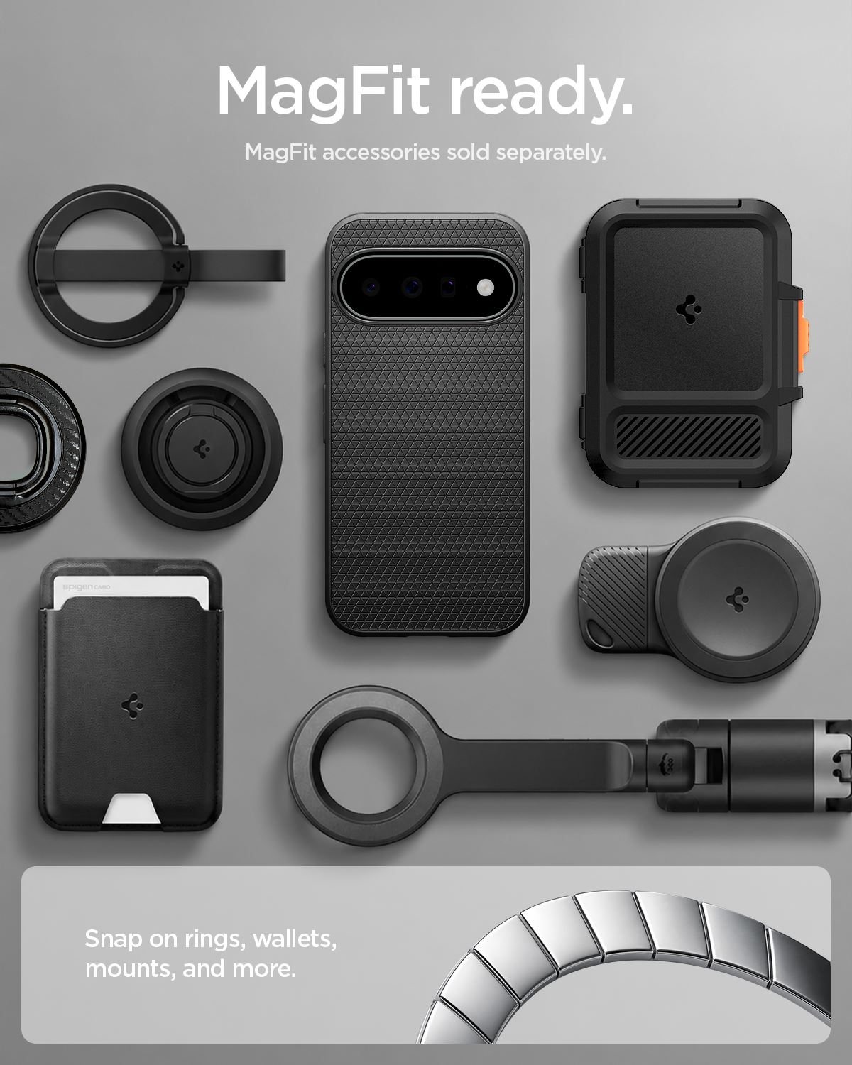 Spigen Liquid Air MagSafe, matte black - Google Pixel 11 (15)