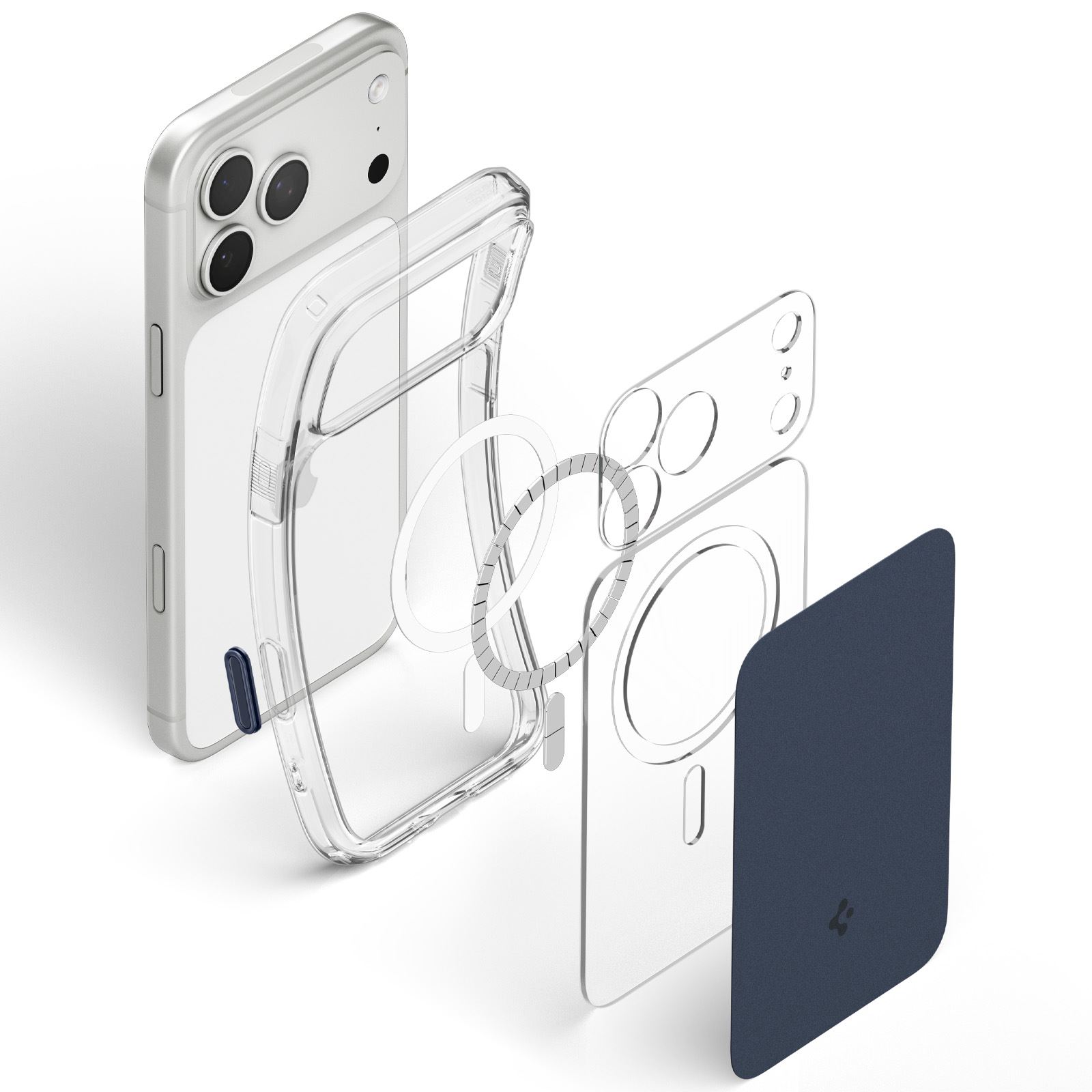 Spigen Ultra Hybrid T MagSafe, matte blue - iPhone 18 Pro Max/17 Pro Max (7)