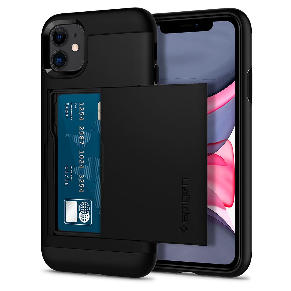 Spigen Slim Armor CS, black - iPhone 11 (1)