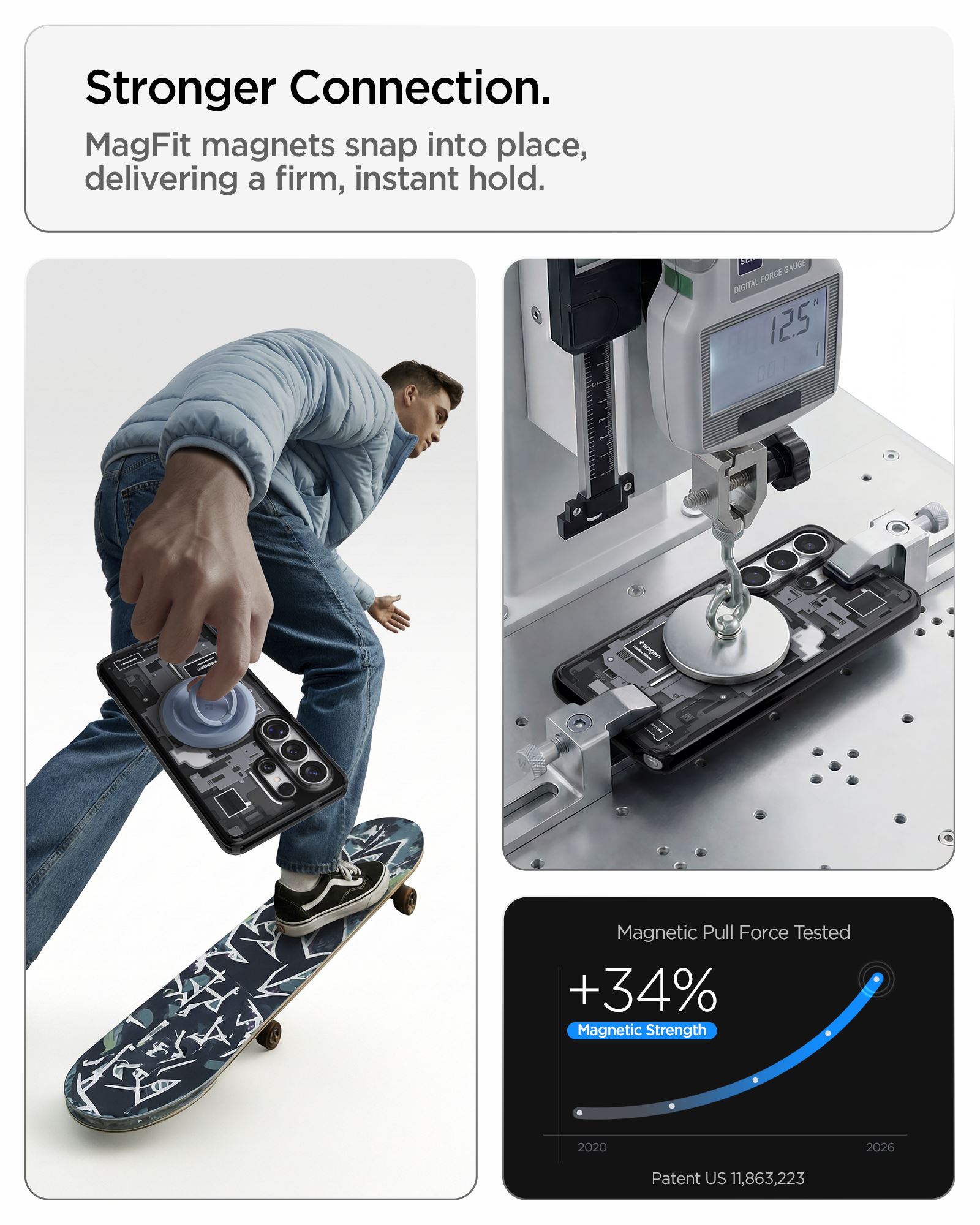 Spigen Ultra Hybrid MagSafe, zero one black - Samsung Galaxy S26 Ultra (18)