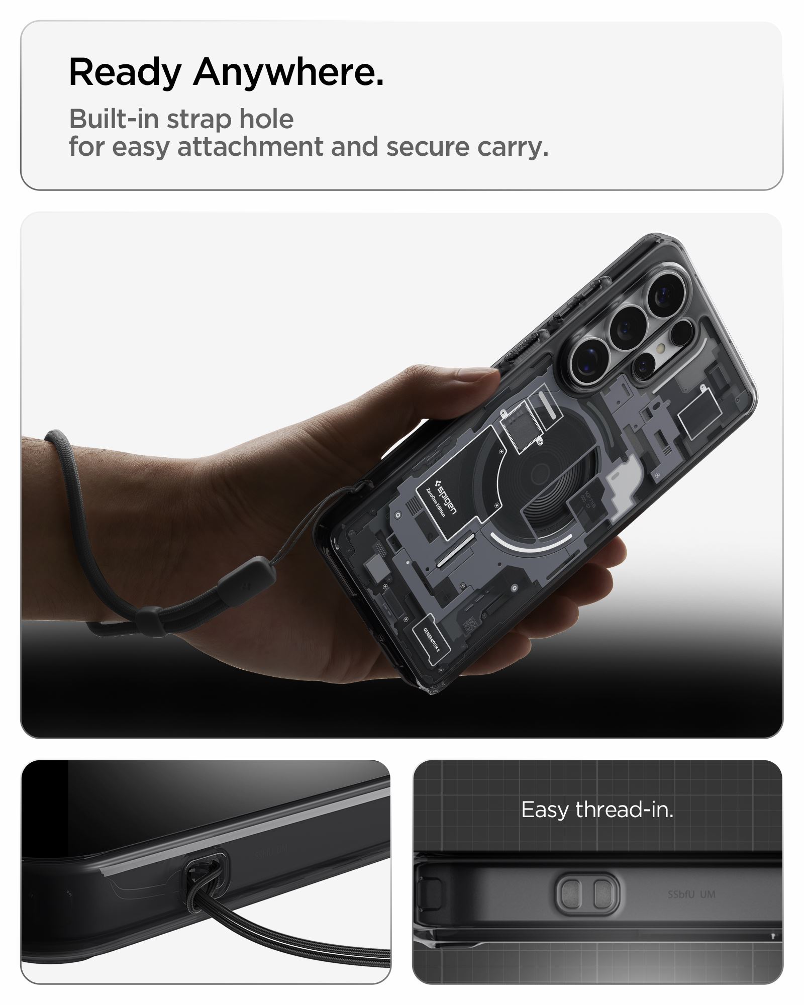 Spigen Ultra Hybrid MagSafe, zero one black - Samsung Galaxy S26 Ultra (22)