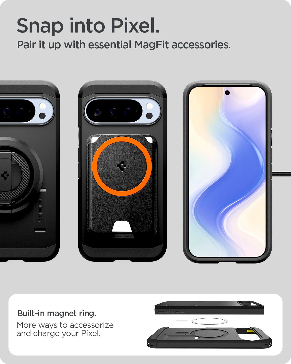 Spigen Tough Armor MagSafe, black - Google Pixel 10 Pro XL (16)