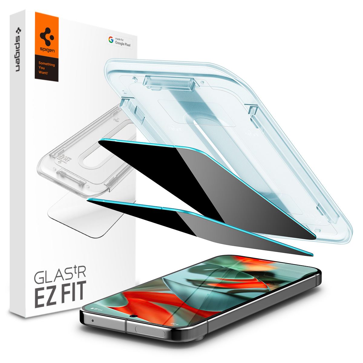 Spigen Glass tR EZ Fit (Privacy) 2 Pack - Google Pixel 10/9 Pro XL