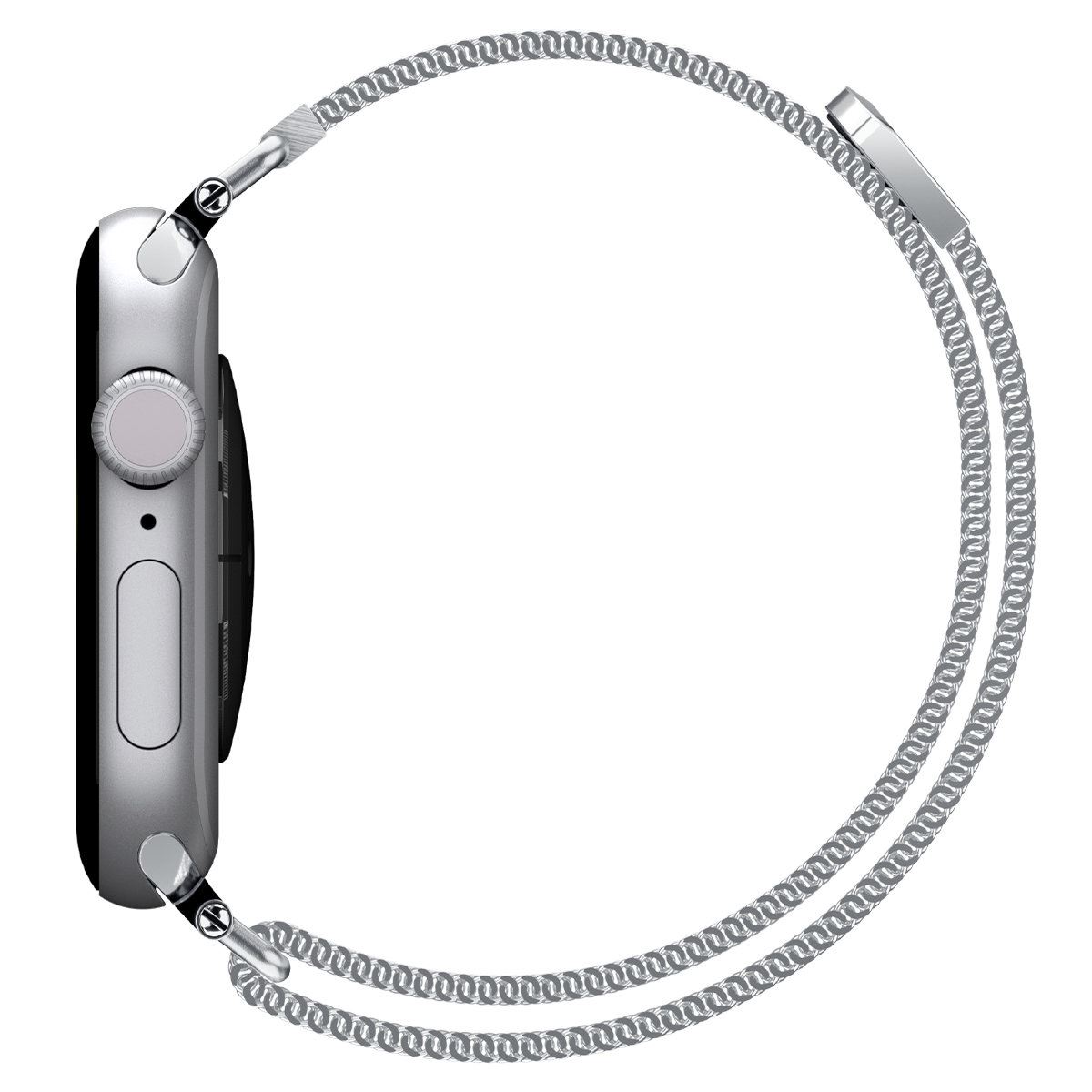 Spigen Metal Band, silver - Apple Watch 42mm/41mm/40mm (5)