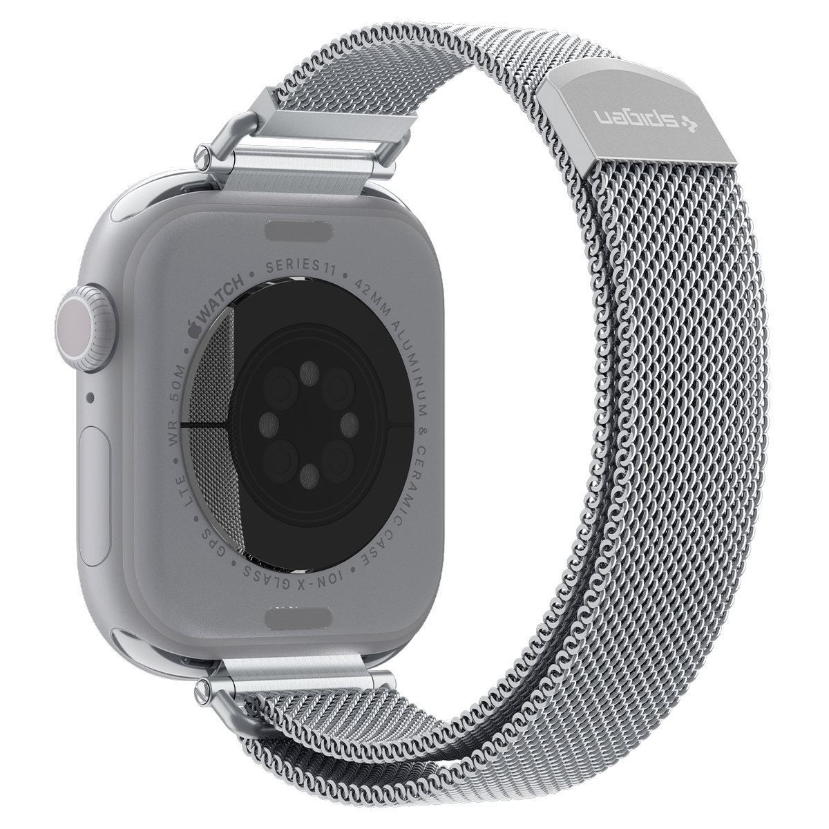 Spigen Metal Band, silver - Apple Watch 42mm/41mm/40mm (7)