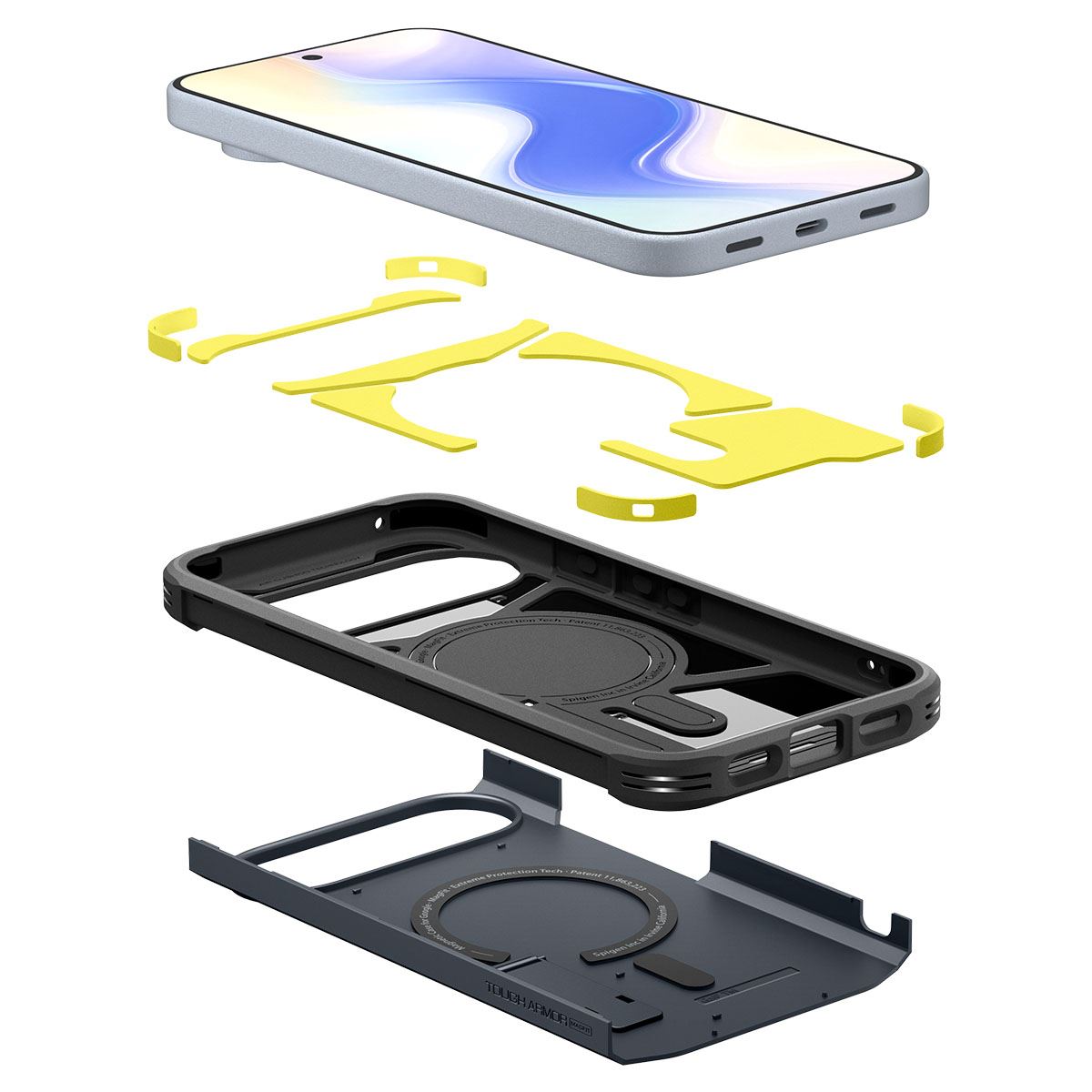 Spigen Tough Armor MagSafe, metal slate - Google Pixel 10 Pro/Pixel 10 (8)