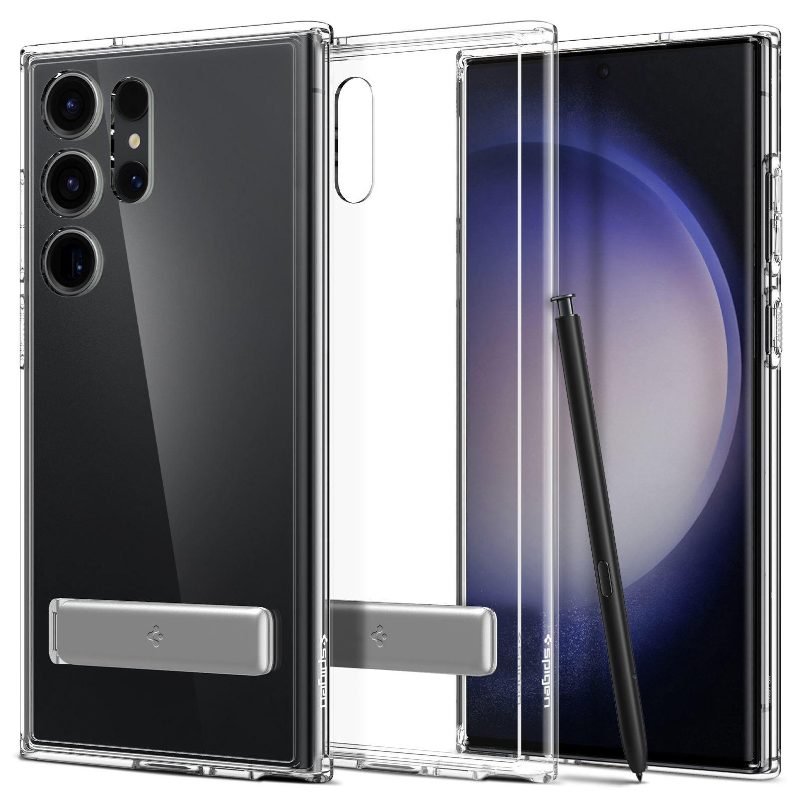 Spigen Ultra Hybrid S, crystal clear - Samsung Galaxy S23 Ultra (1)