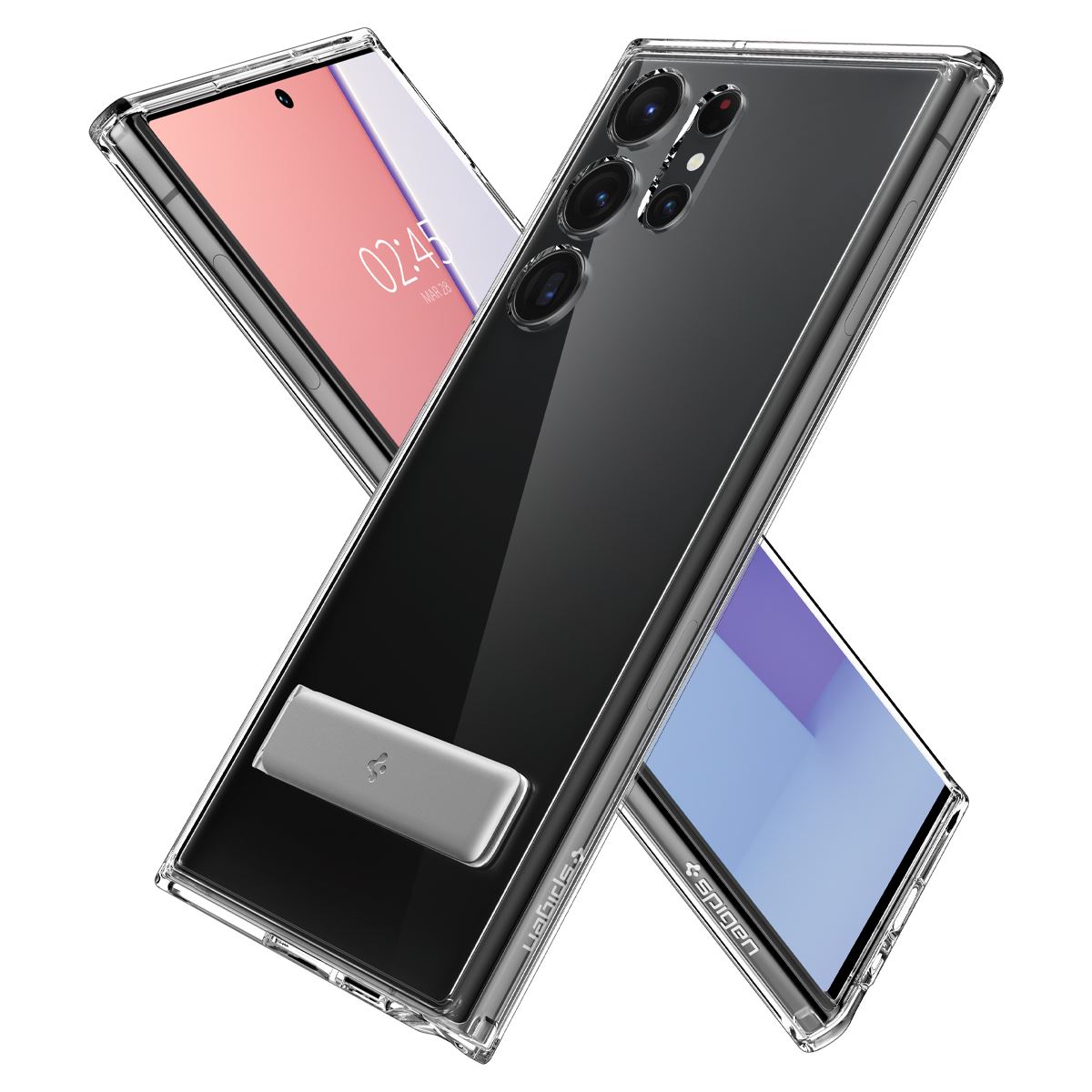 Spigen Ultra Hybrid S, crystal clear - Samsung Galaxy S23 Ultra (8)