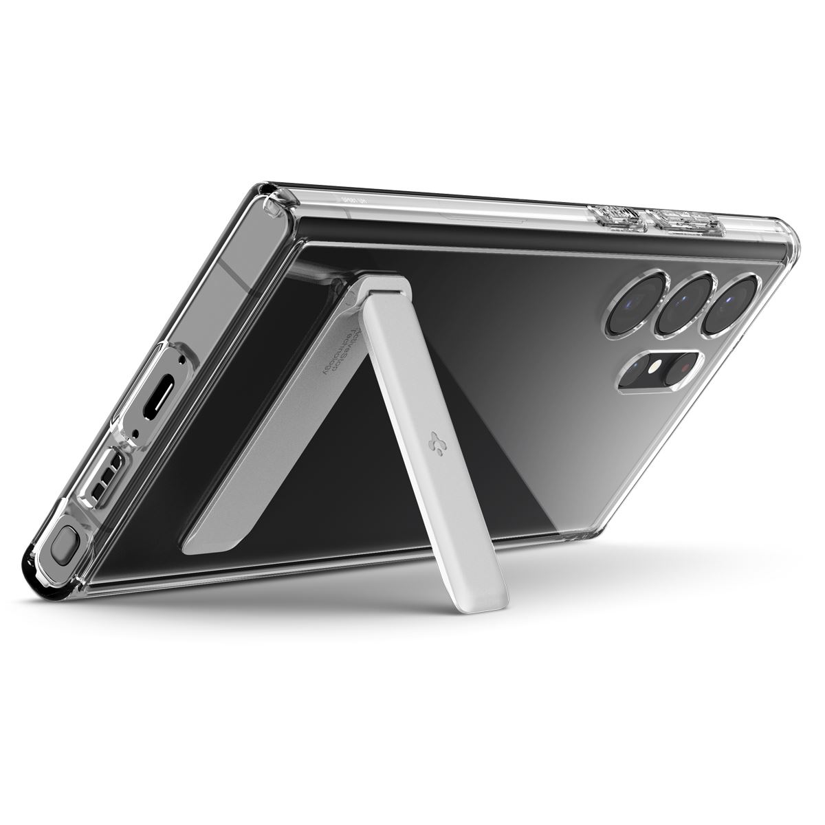 Spigen Ultra Hybrid S, crystal clear - Samsung Galaxy S23 Ultra (9)