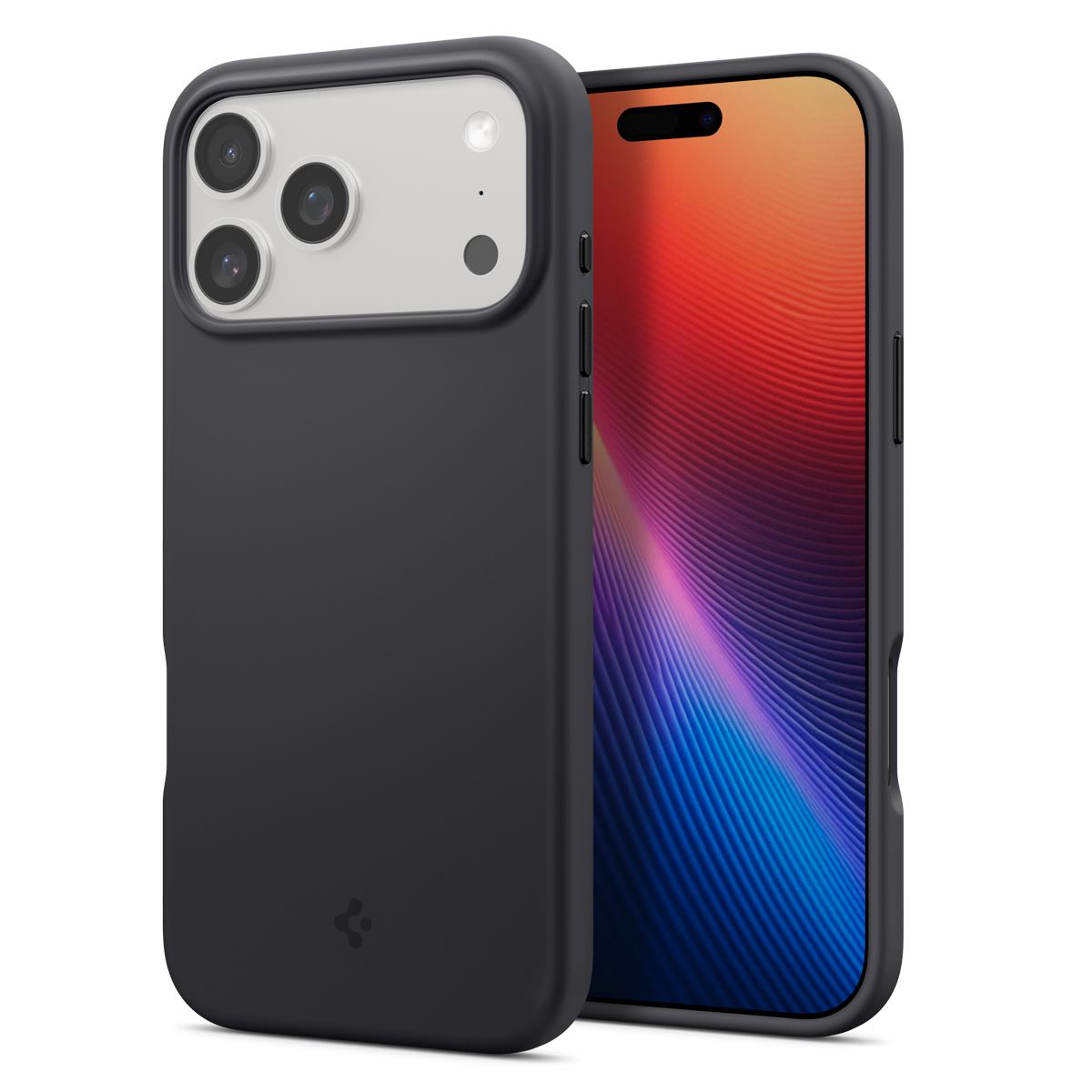 Spigen Silicone Fit MagSafe, black - iPhone 17 Pro Max