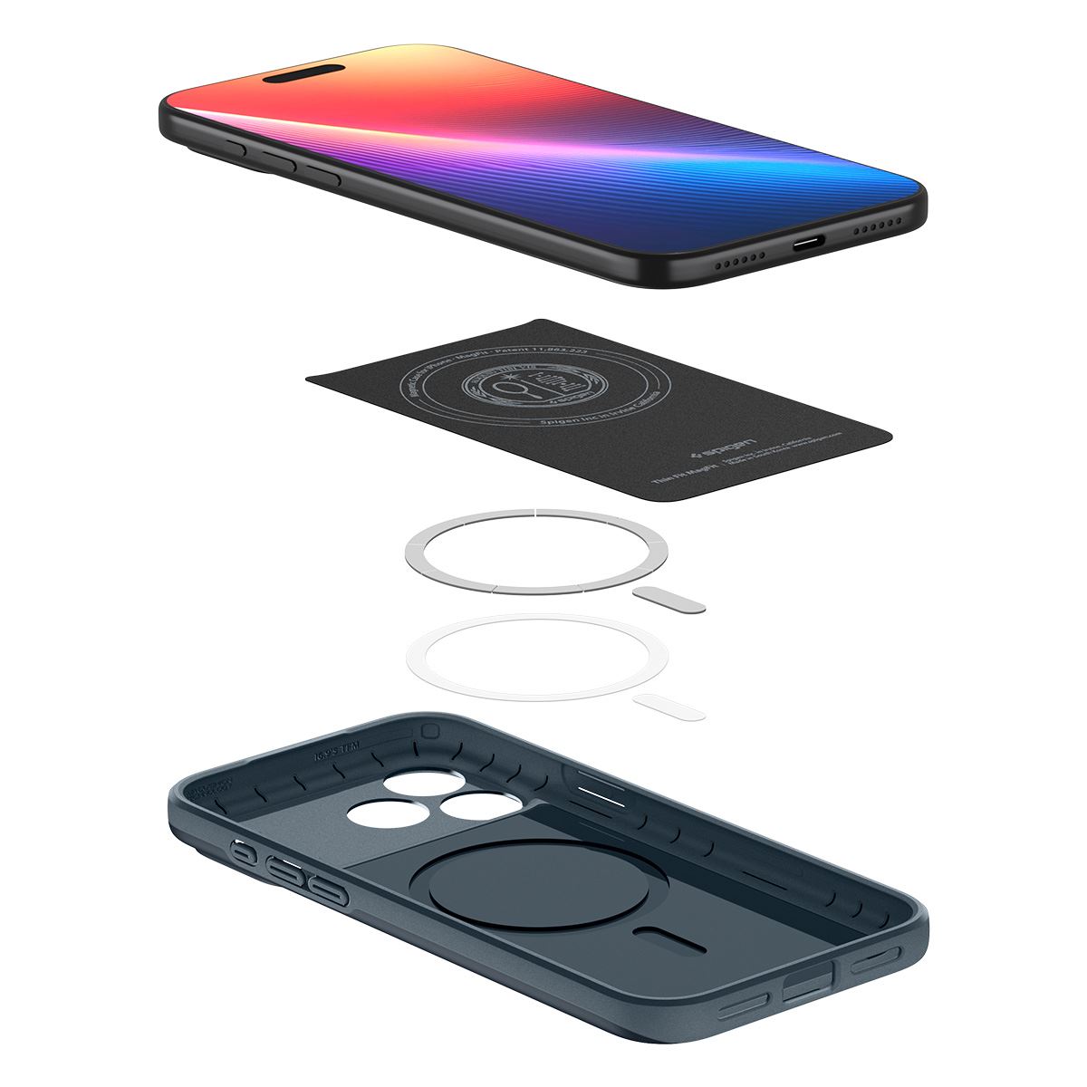 Spigen Thin Fit MagSafe, metal slate - iPhone 18 Pro Max/17 Pro Max (10)