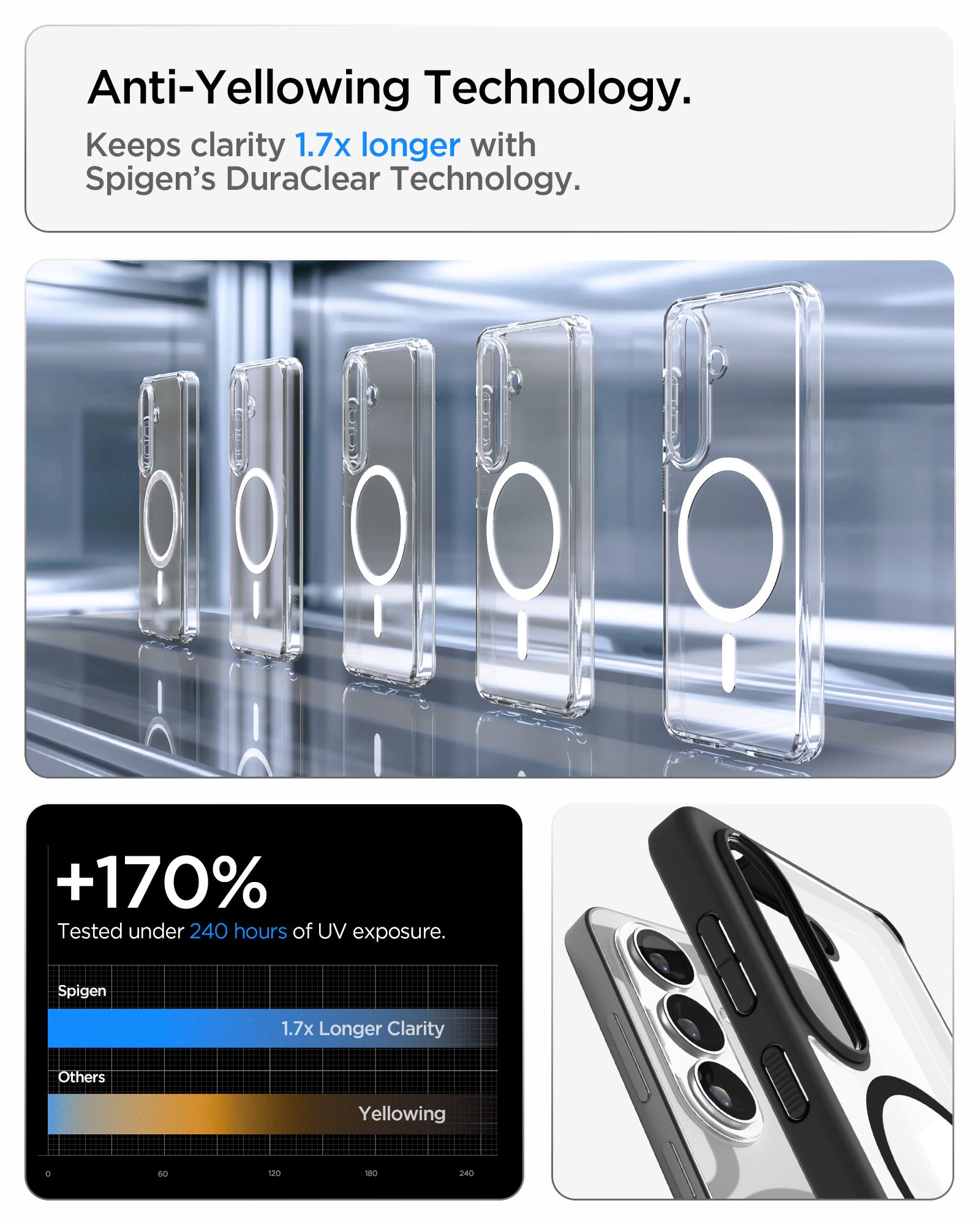 Spigen Ultra Hybrid MagSafe, matte black - Samsung Galaxy S26+ (16)