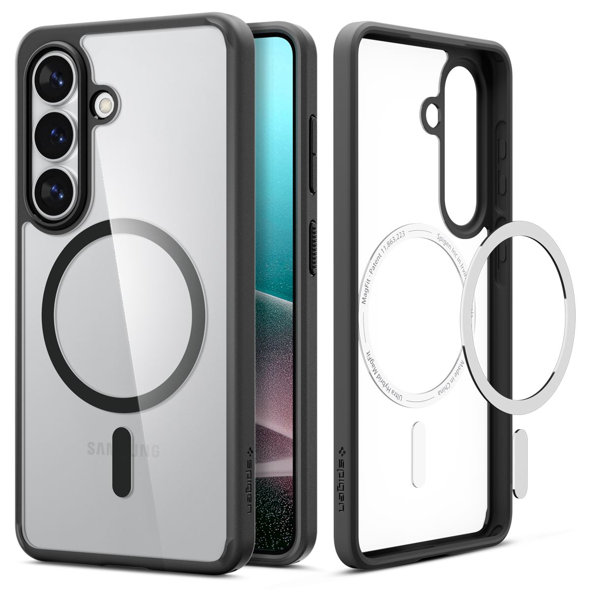 Spigen Ultra Hybrid MagSafe, matte black - Samsung Galaxy S26+