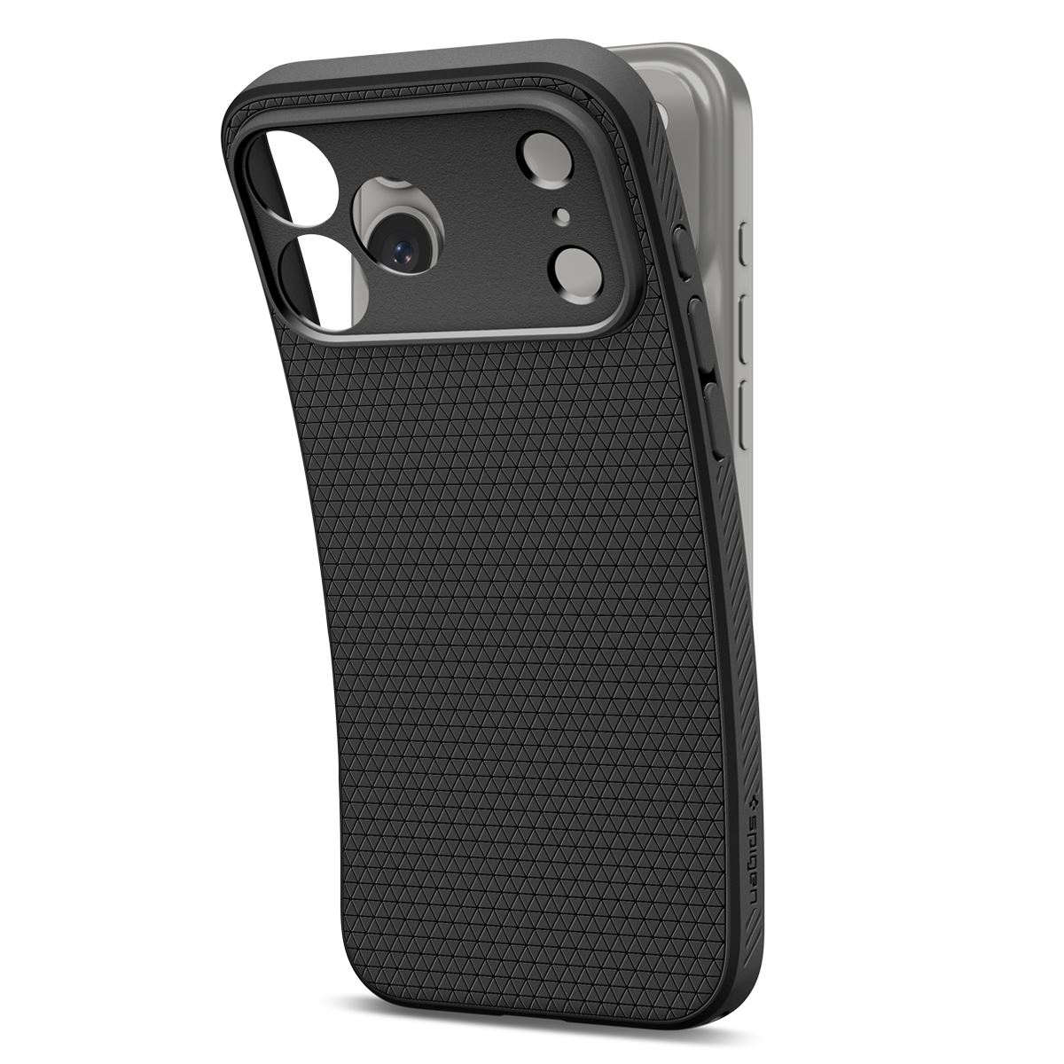 Spigen Liquid Air, matte black - iPhone 18 Pro Max/17 Pro Max (6)