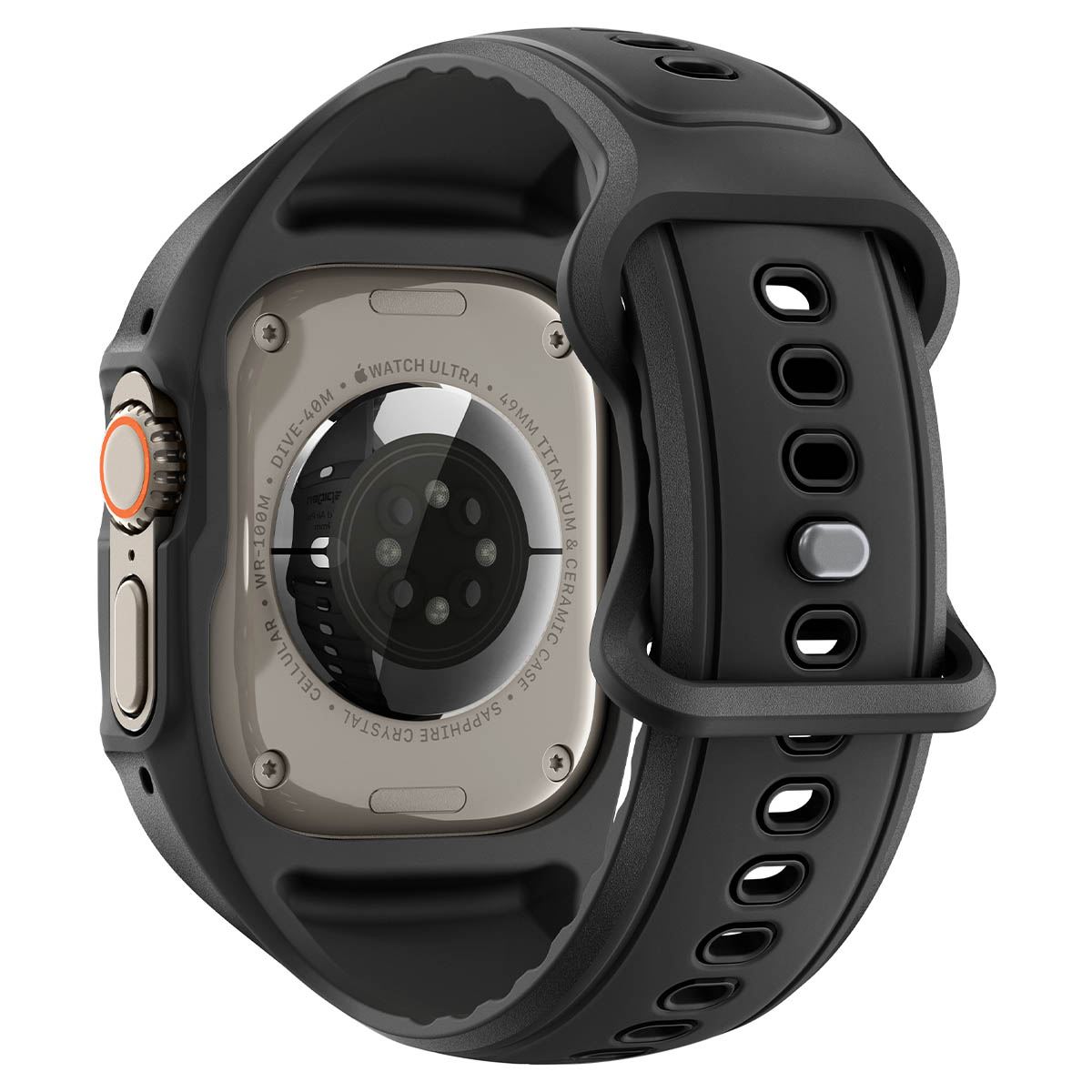 Spigen Liquid Air Pro (w Glass), matte black - Apple Watch Ultra 2026/3/2/1 49mm (10)
